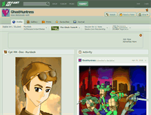 Tablet Screenshot of ghosthuntress.deviantart.com