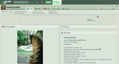 Desktop Screenshot of monkeybubble.deviantart.com