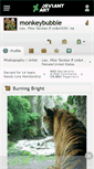Mobile Screenshot of monkeybubble.deviantart.com