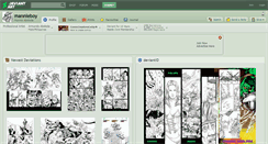 Desktop Screenshot of mannieboy.deviantart.com