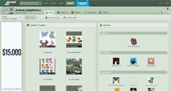 Desktop Screenshot of animal-adoptions.deviantart.com