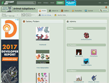 Tablet Screenshot of animal-adoptions.deviantart.com