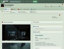 Tablet Screenshot of deviantkaled.deviantart.com