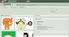Desktop Screenshot of dafetishking.deviantart.com