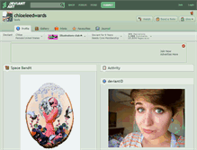 Tablet Screenshot of chloeleedwards.deviantart.com