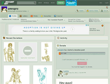 Tablet Screenshot of amnopro.deviantart.com