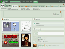 Tablet Screenshot of mnawrah.deviantart.com
