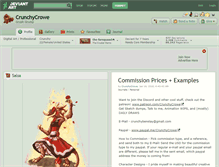 Tablet Screenshot of crunchycrowe.deviantart.com