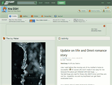 Tablet Screenshot of kra-zgirl.deviantart.com