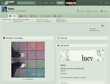Tablet Screenshot of lobey.deviantart.com
