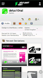 Mobile Screenshot of delus10nal.deviantart.com