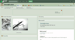 Desktop Screenshot of drawingforjesus.deviantart.com