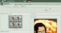 Desktop Screenshot of lonelantern.deviantart.com