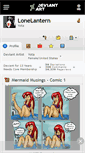 Mobile Screenshot of lonelantern.deviantart.com