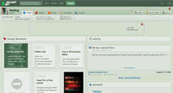 Desktop Screenshot of hookzy.deviantart.com