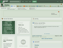 Tablet Screenshot of hookzy.deviantart.com
