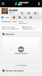 Mobile Screenshot of otuzbir.deviantart.com