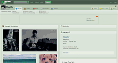 Desktop Screenshot of paaatty.deviantart.com