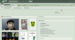 Desktop Screenshot of crazyboris.deviantart.com