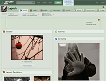 Tablet Screenshot of dogleish.deviantart.com