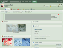 Tablet Screenshot of pedo-mutant.deviantart.com