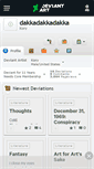 Mobile Screenshot of dakkadakkadakka.deviantart.com