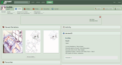 Desktop Screenshot of k-chin.deviantart.com