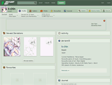 Tablet Screenshot of k-chin.deviantart.com
