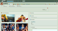 Desktop Screenshot of cloudff7ac.deviantart.com