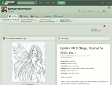 Tablet Screenshot of harryloveshermione.deviantart.com