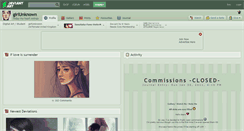 Desktop Screenshot of girlunknown.deviantart.com