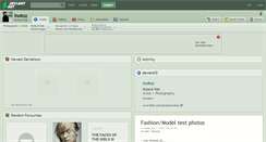 Desktop Screenshot of inoksz.deviantart.com