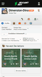 Mobile Screenshot of dimension-dino.deviantart.com