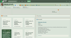 Desktop Screenshot of miakoda-artwork.deviantart.com