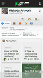 Mobile Screenshot of miakoda-artwork.deviantart.com