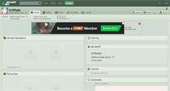 Desktop Screenshot of krillinplz.deviantart.com