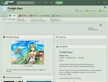Tablet Screenshot of fireball-stars.deviantart.com