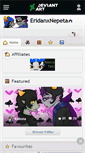 Mobile Screenshot of eridanxnepeta.deviantart.com