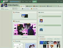 Tablet Screenshot of eridanxnepeta.deviantart.com