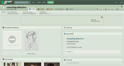 Desktop Screenshot of consulting-detective.deviantart.com