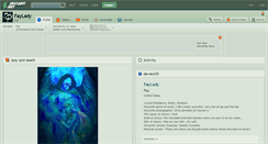 Desktop Screenshot of faylady.deviantart.com