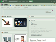 Tablet Screenshot of elgyem.deviantart.com