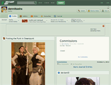 Tablet Screenshot of damnitsasha.deviantart.com