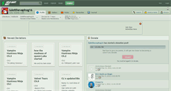 Desktop Screenshot of luletthevaphog16.deviantart.com