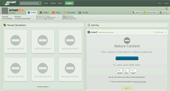 Desktop Screenshot of achast.deviantart.com