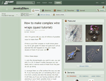 Tablet Screenshot of jewelryelite.deviantart.com