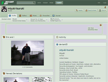 Tablet Screenshot of miyuki-tsuruki.deviantart.com