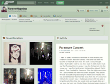 Tablet Screenshot of foreverhopeless.deviantart.com