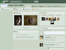 Tablet Screenshot of hunger-games-crafts.deviantart.com