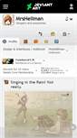 Mobile Screenshot of mrshellman.deviantart.com